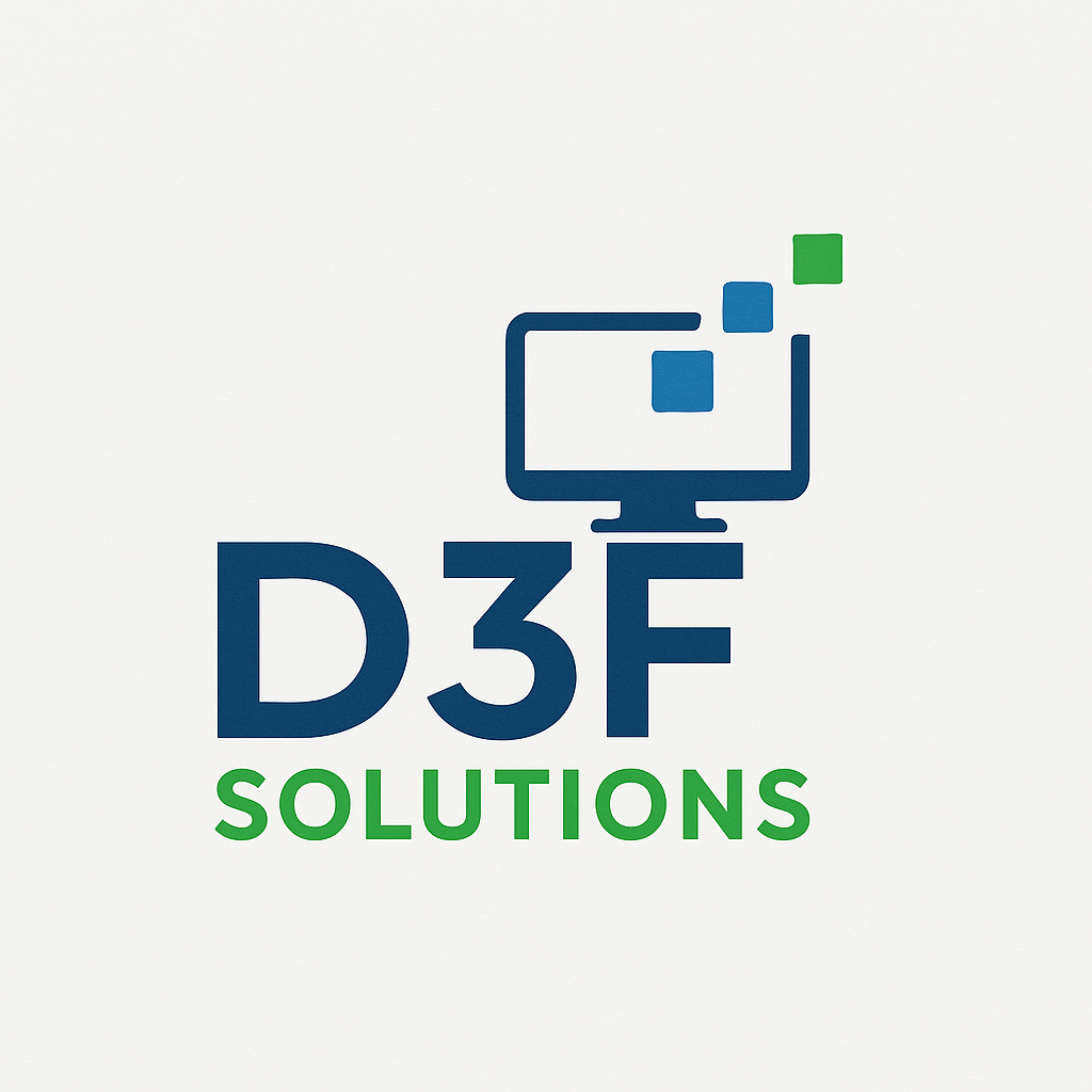 D3F Solutions Logo